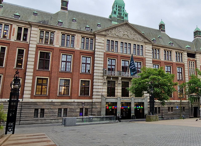 Building of euronext on Beursplein 5