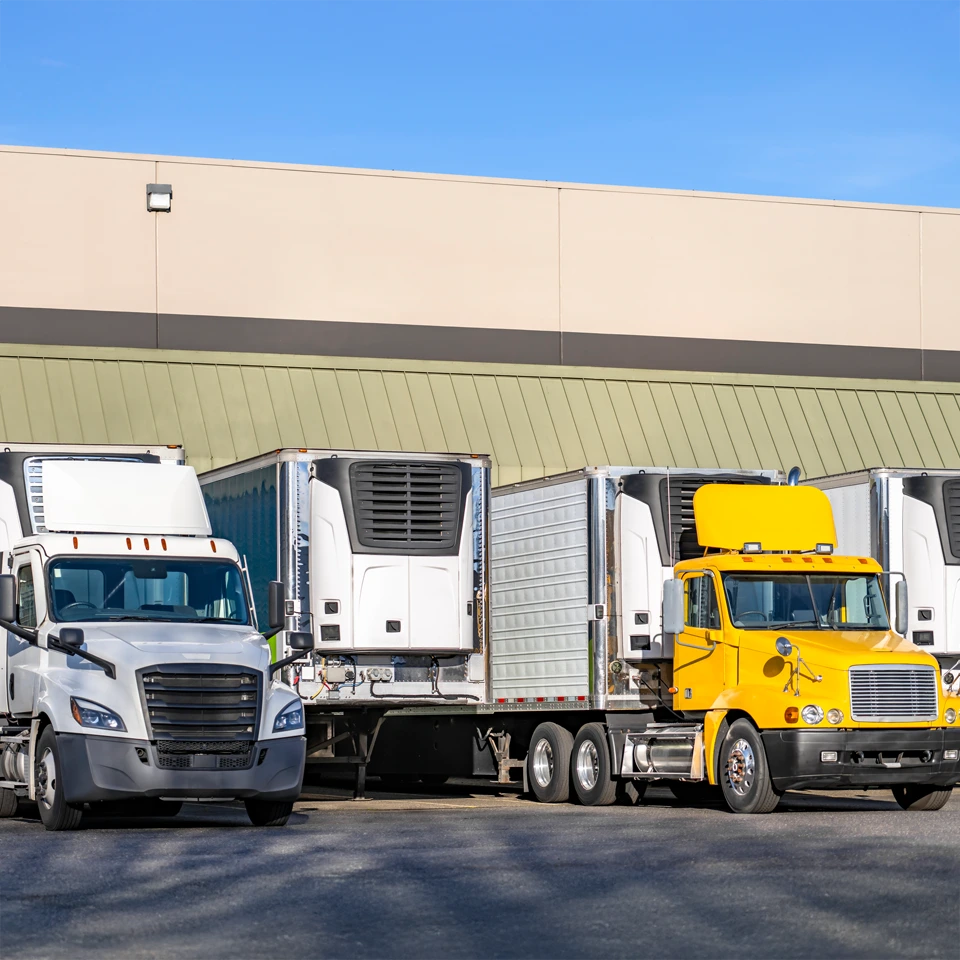 Cold chain trucking - cross dock