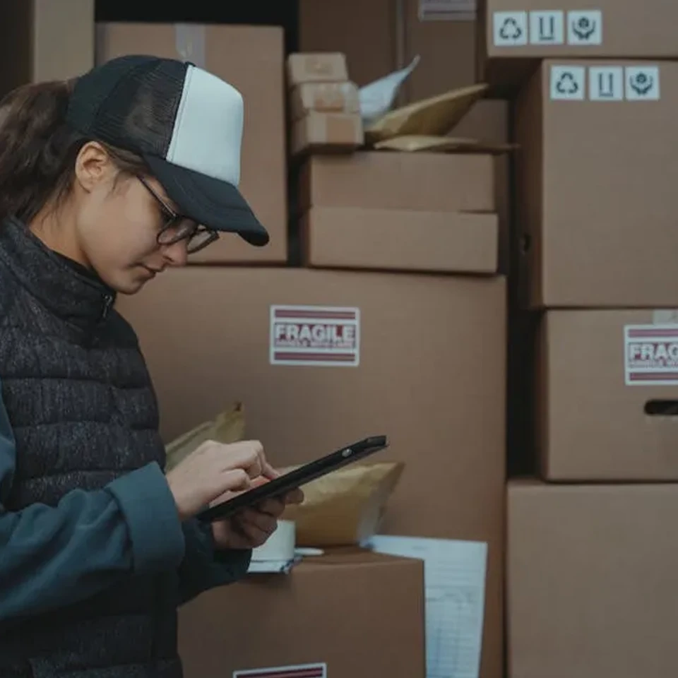Mail contractor tracking packages