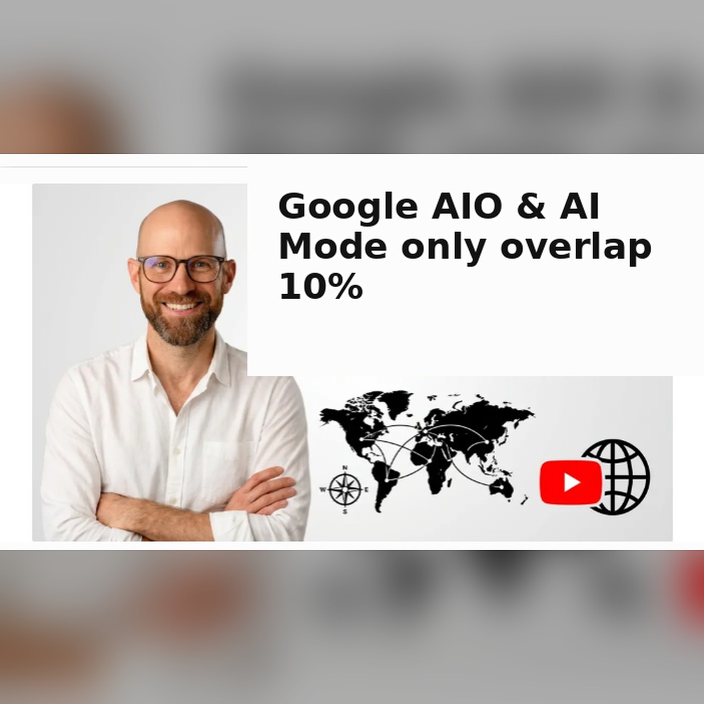 Google AIO & AI Mode only overlap 10%