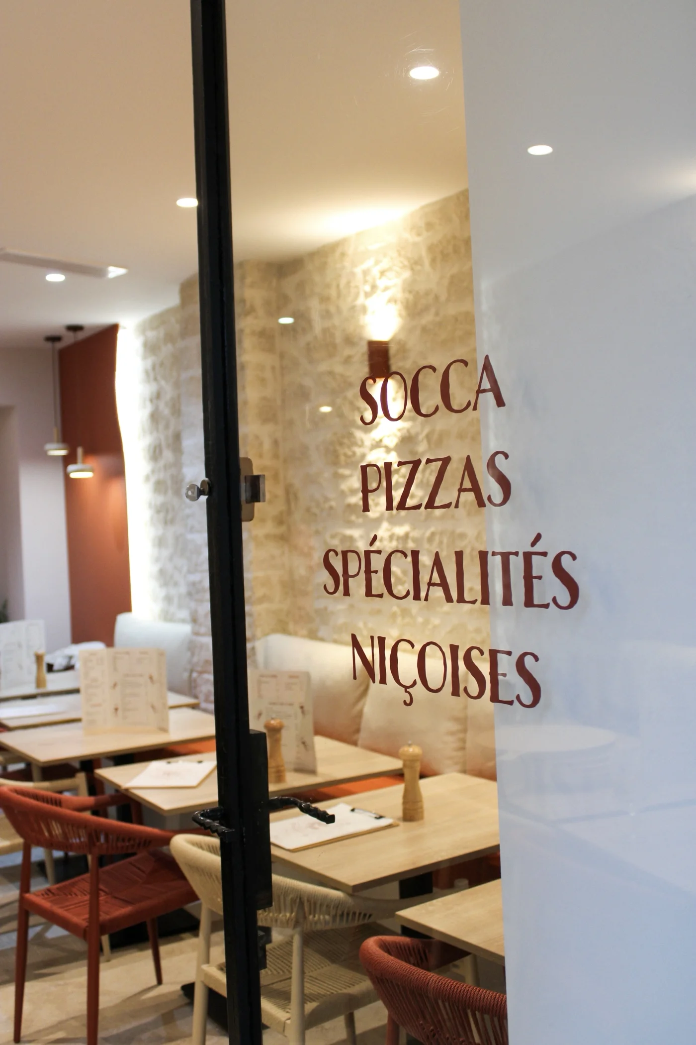 image of displayed menu (for a coffee shop & cafe)