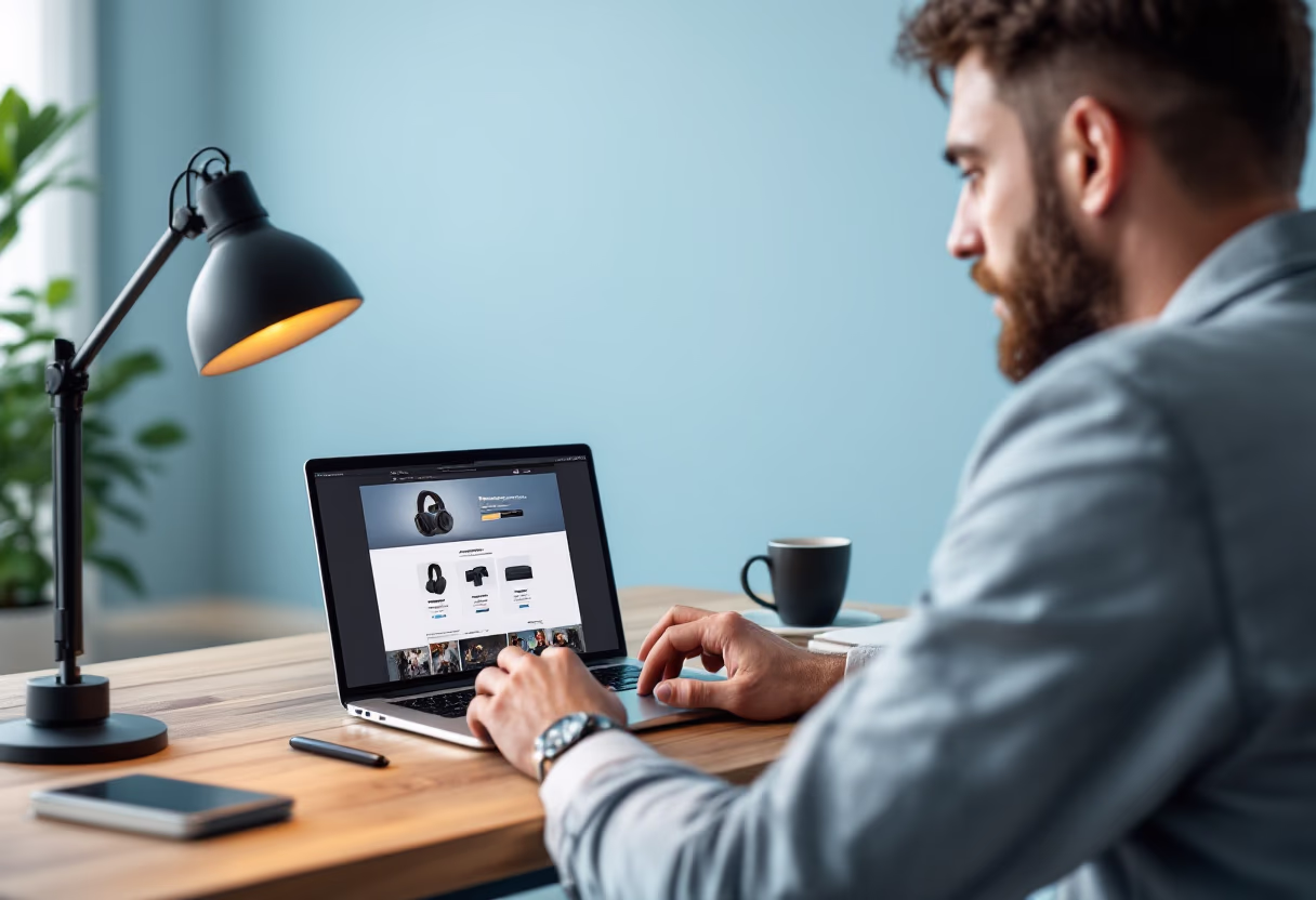 image of online shopping transaction