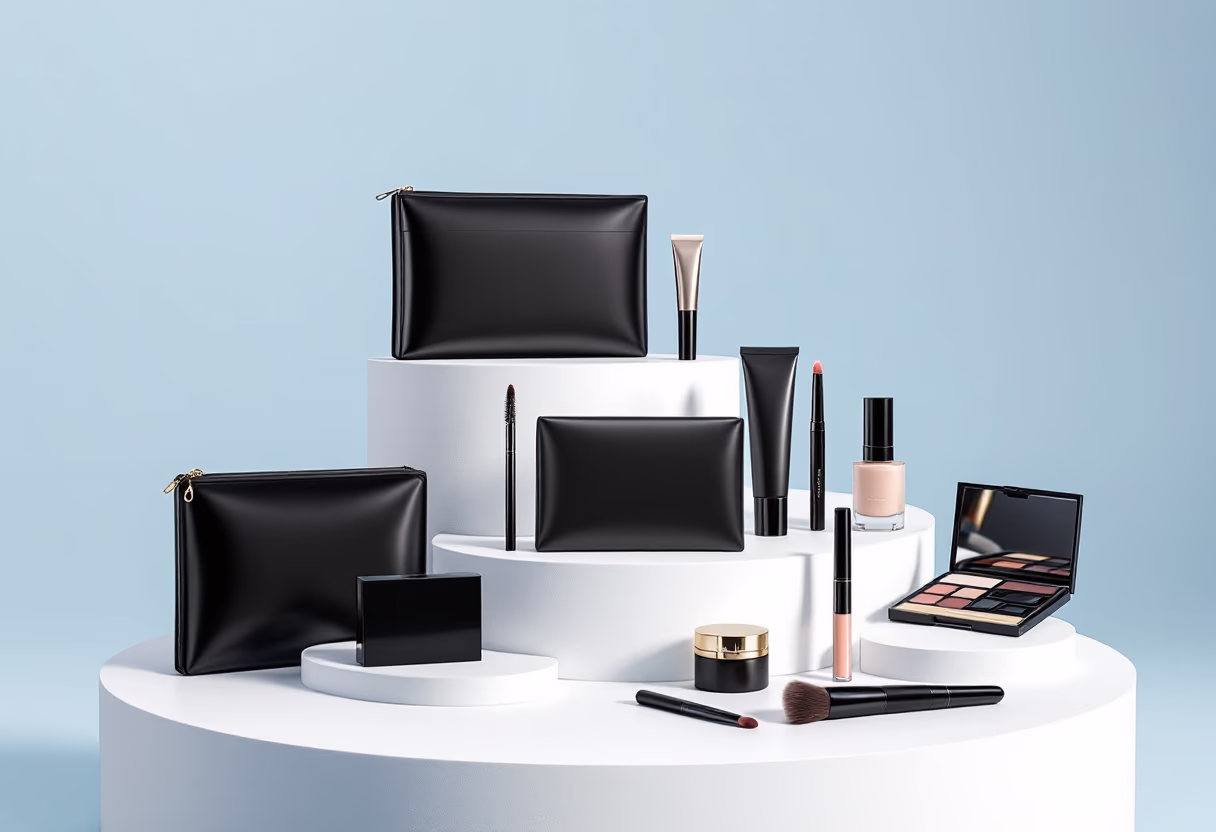 image of makeup kits display