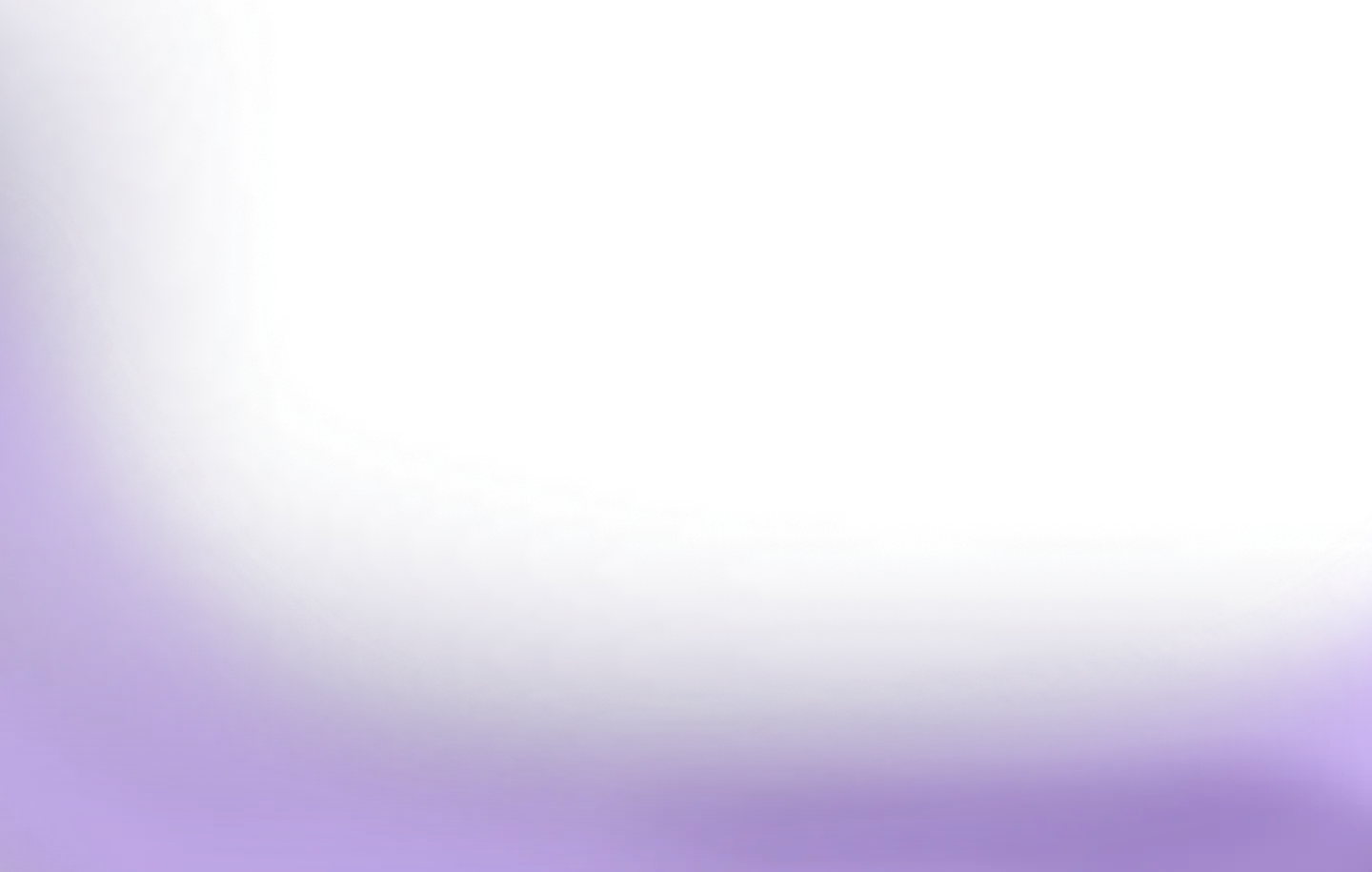 Abstract blurred gradient with curved edges in shades of purple and blue on a black background.