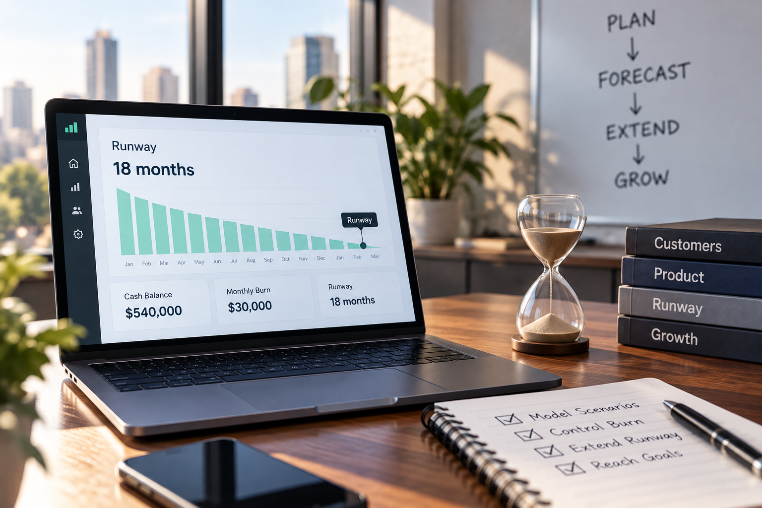 How to Calculate and Forecast SaaS Runway