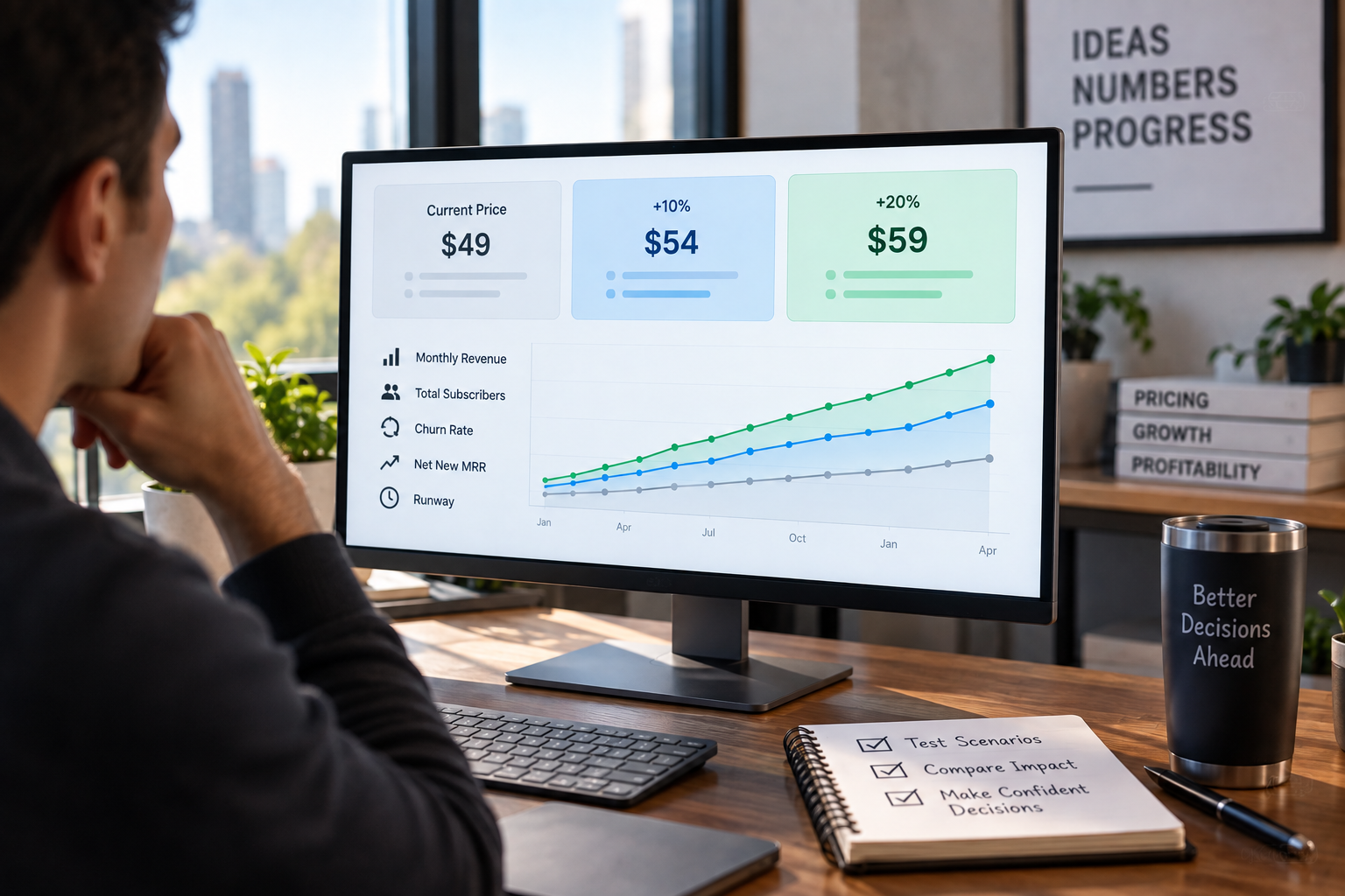 How to Model SaaS Pricing Changes Before You Change Your Prices