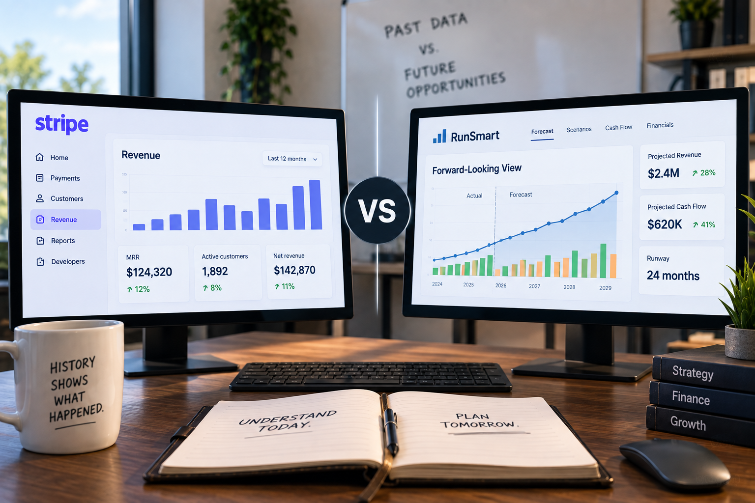 Stripe Analytics vs. SaaS Financial Forecasting: What’s the Difference?
