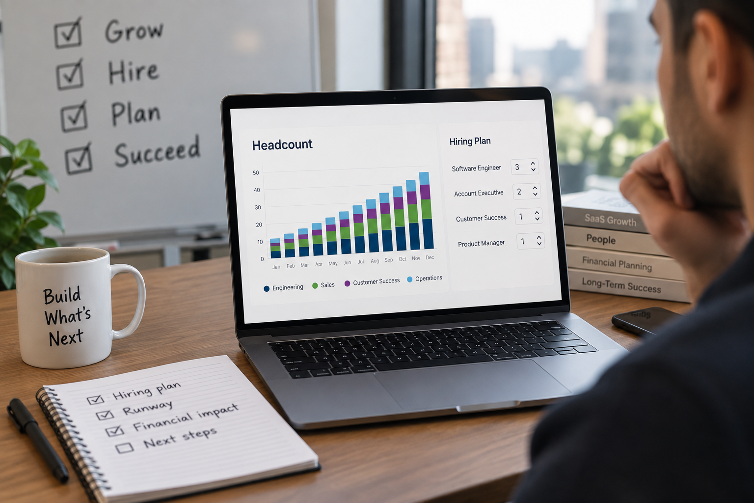 How to Model SaaS Hiring and Headcount Before You Hire