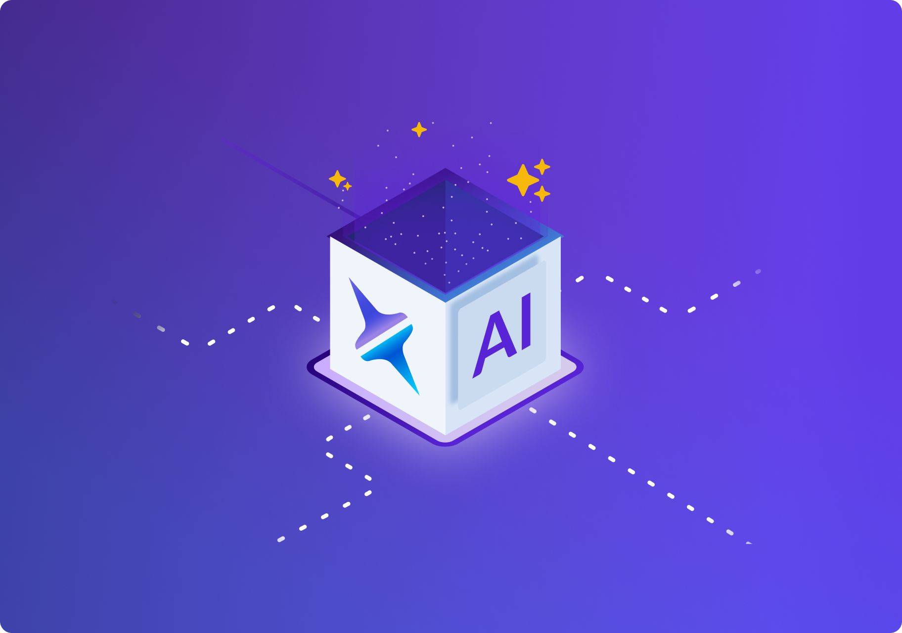 Cube with AI and TerraTrue logo