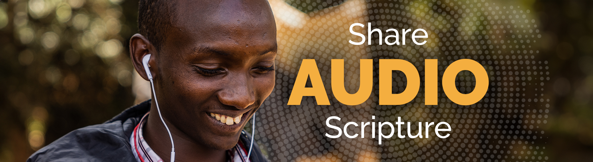 REACH THOUSANDS WITH AUDIO SCRIPTURE