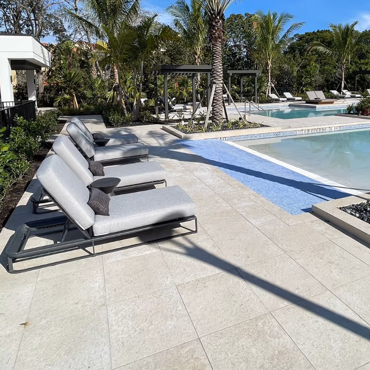 2cm shellstone porcelain pavers