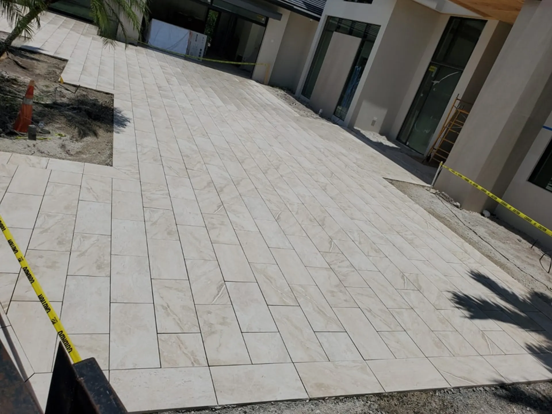 Porcelain Stepping Stones: A Fort Myers Garden Upgrade