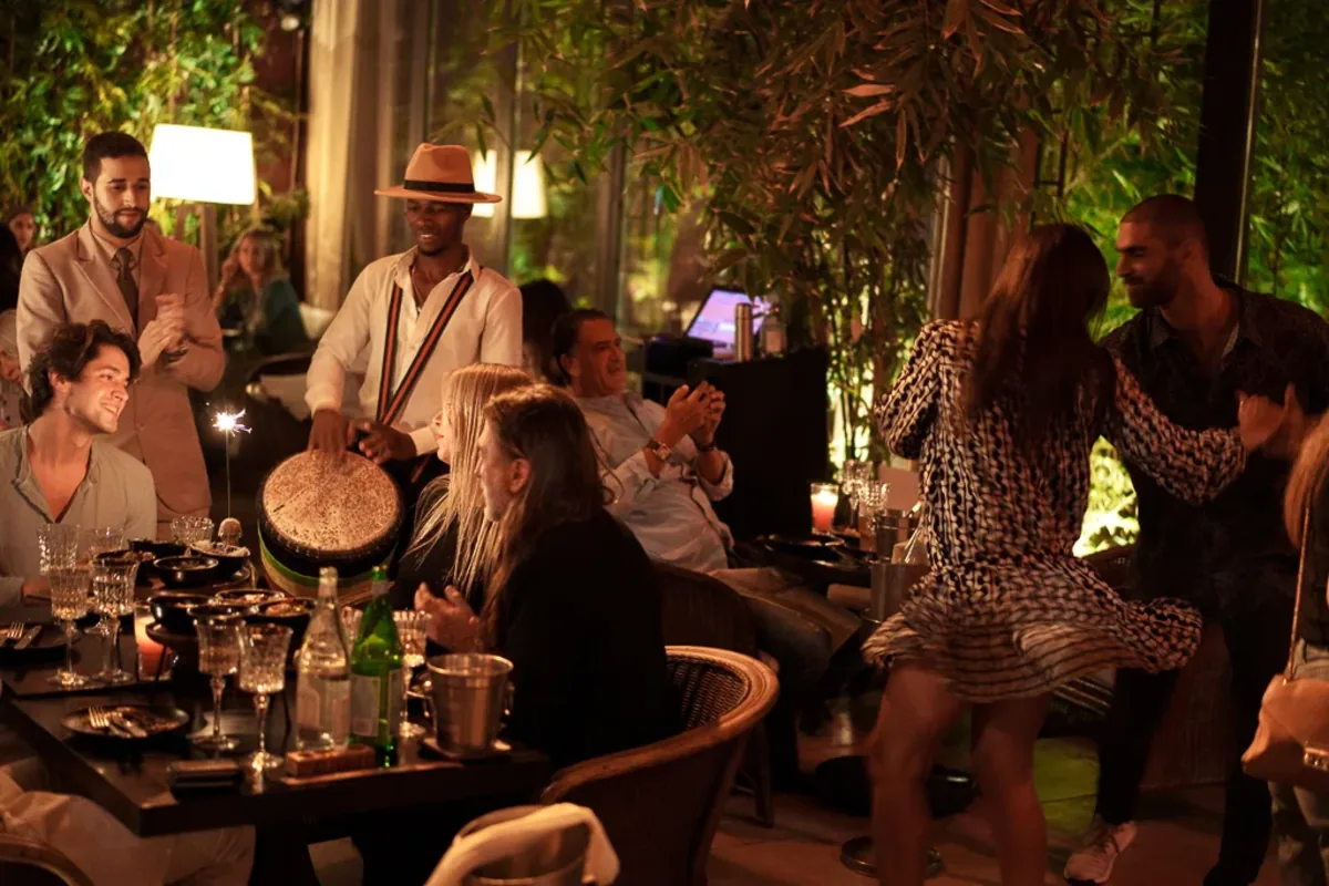 Bô-Zin, Marrakech — fashionable lounge restaurant