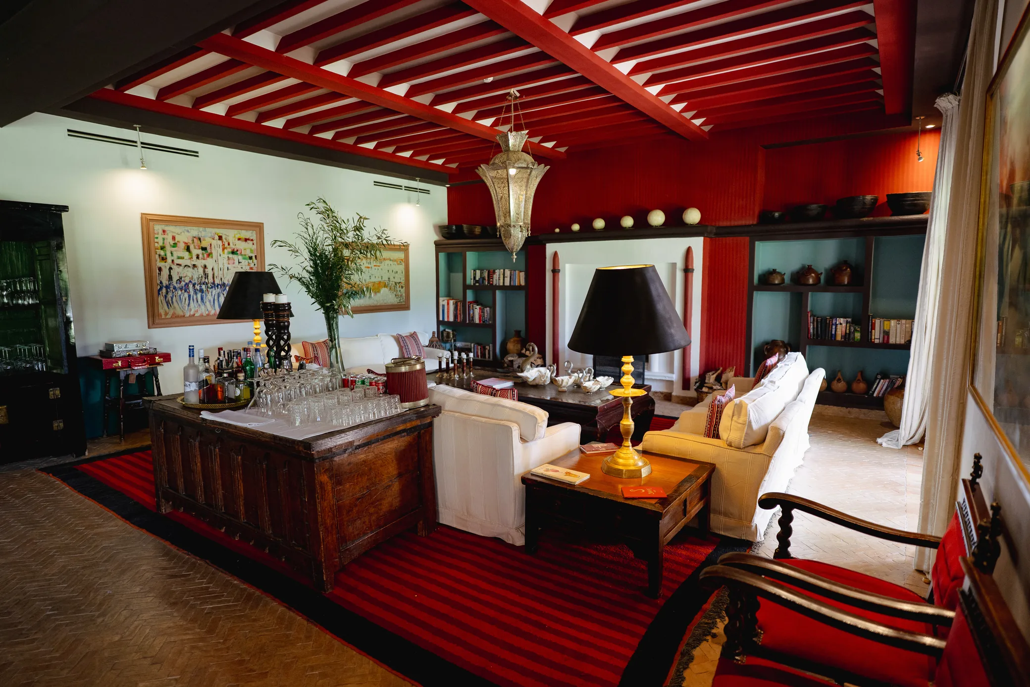Pavilion bar at Ezzahra Estate