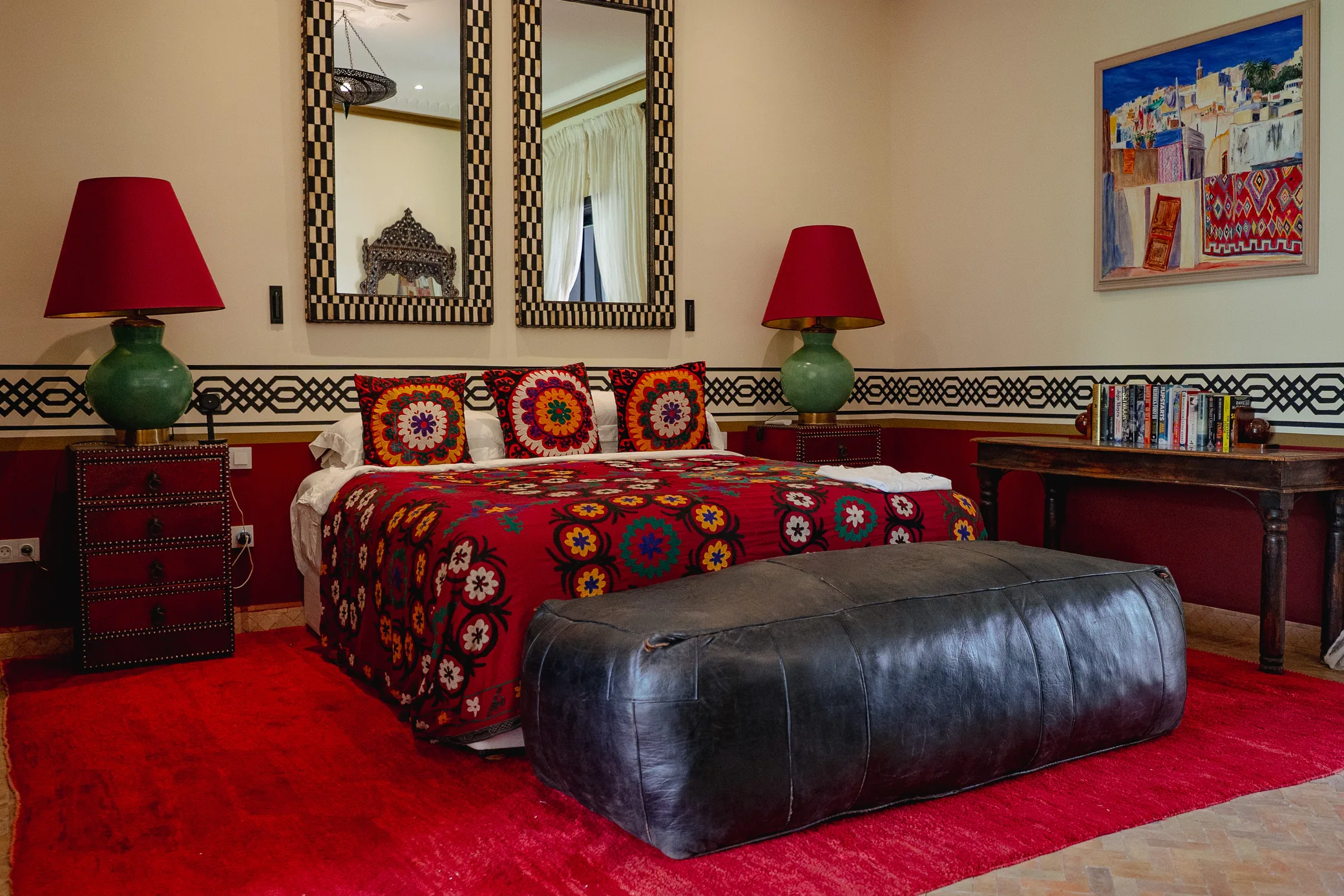 Master suite at Ezzahra Estate