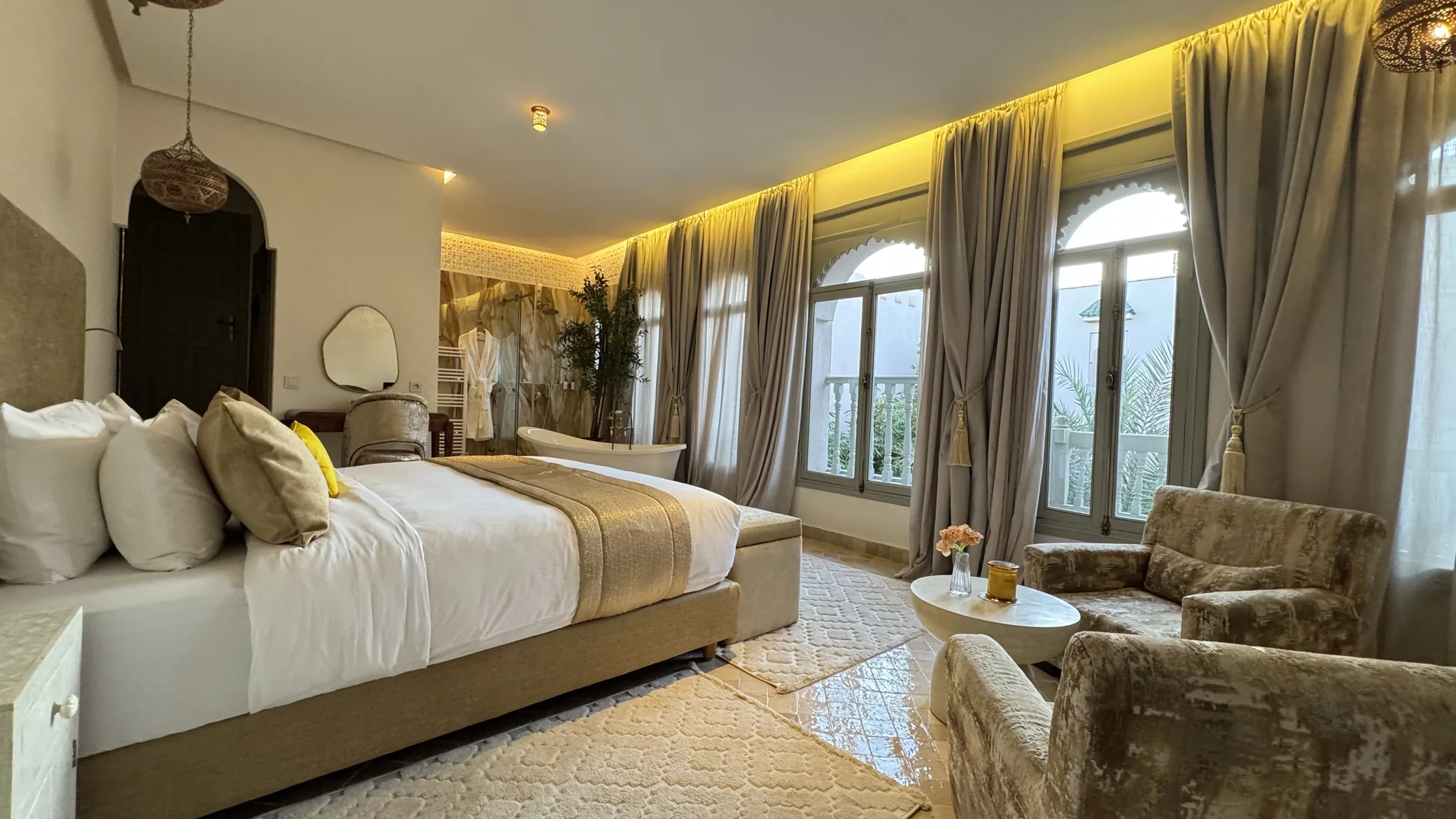 Suite interior at Kasbah Moon