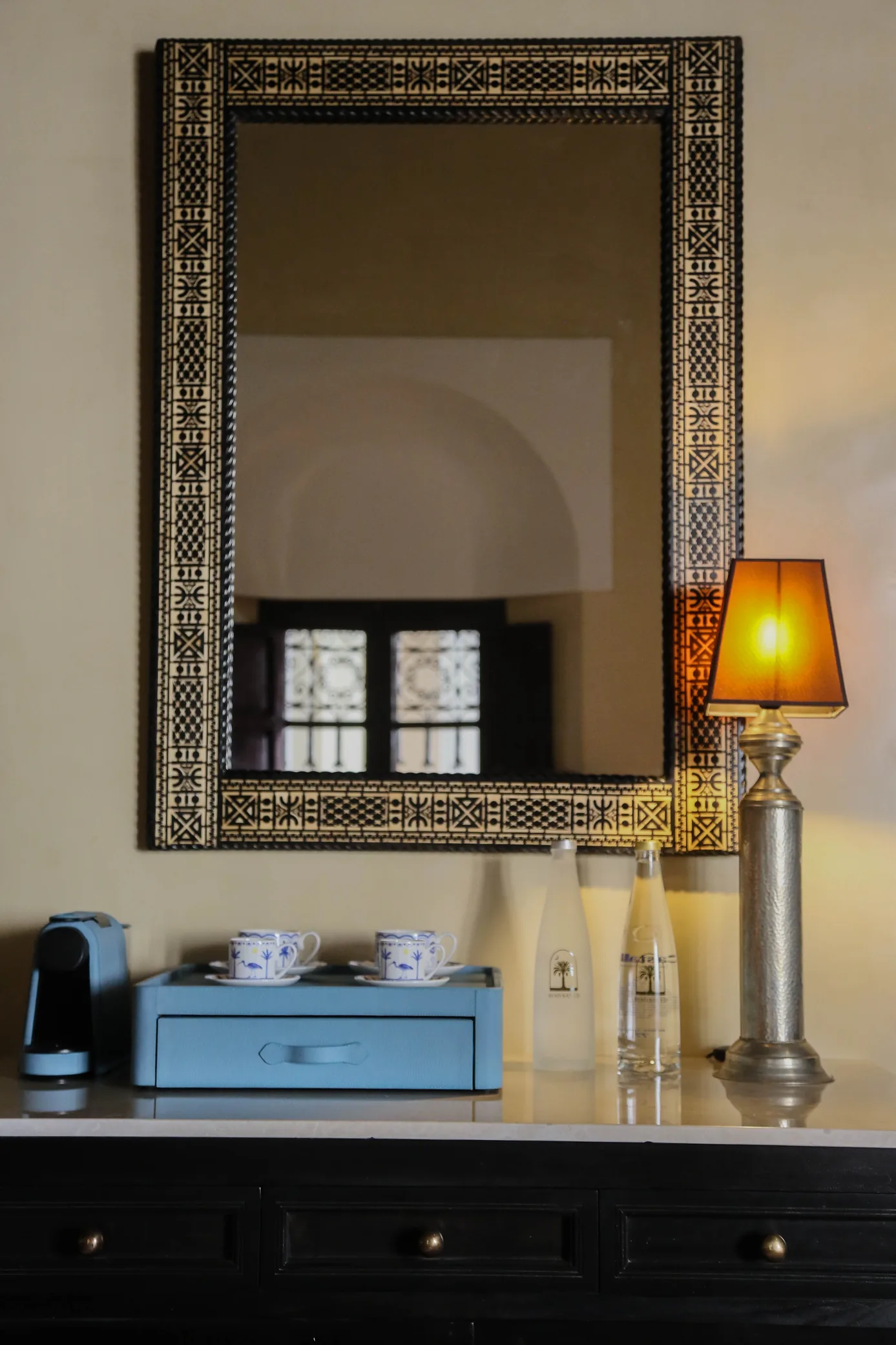 Mirror detail at Riad Dar Saeed
