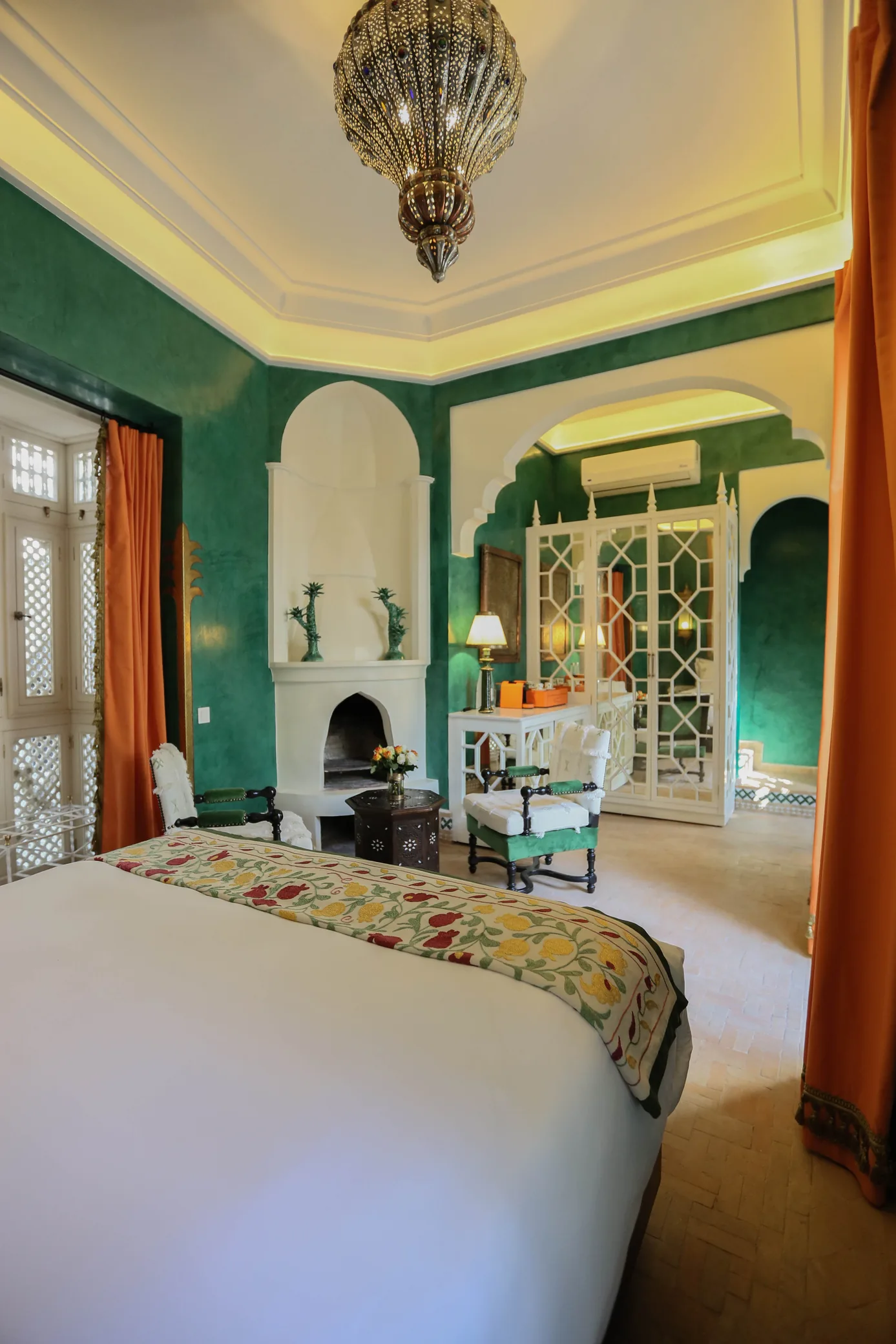 Suite bedroom at Riad Dar Saeed