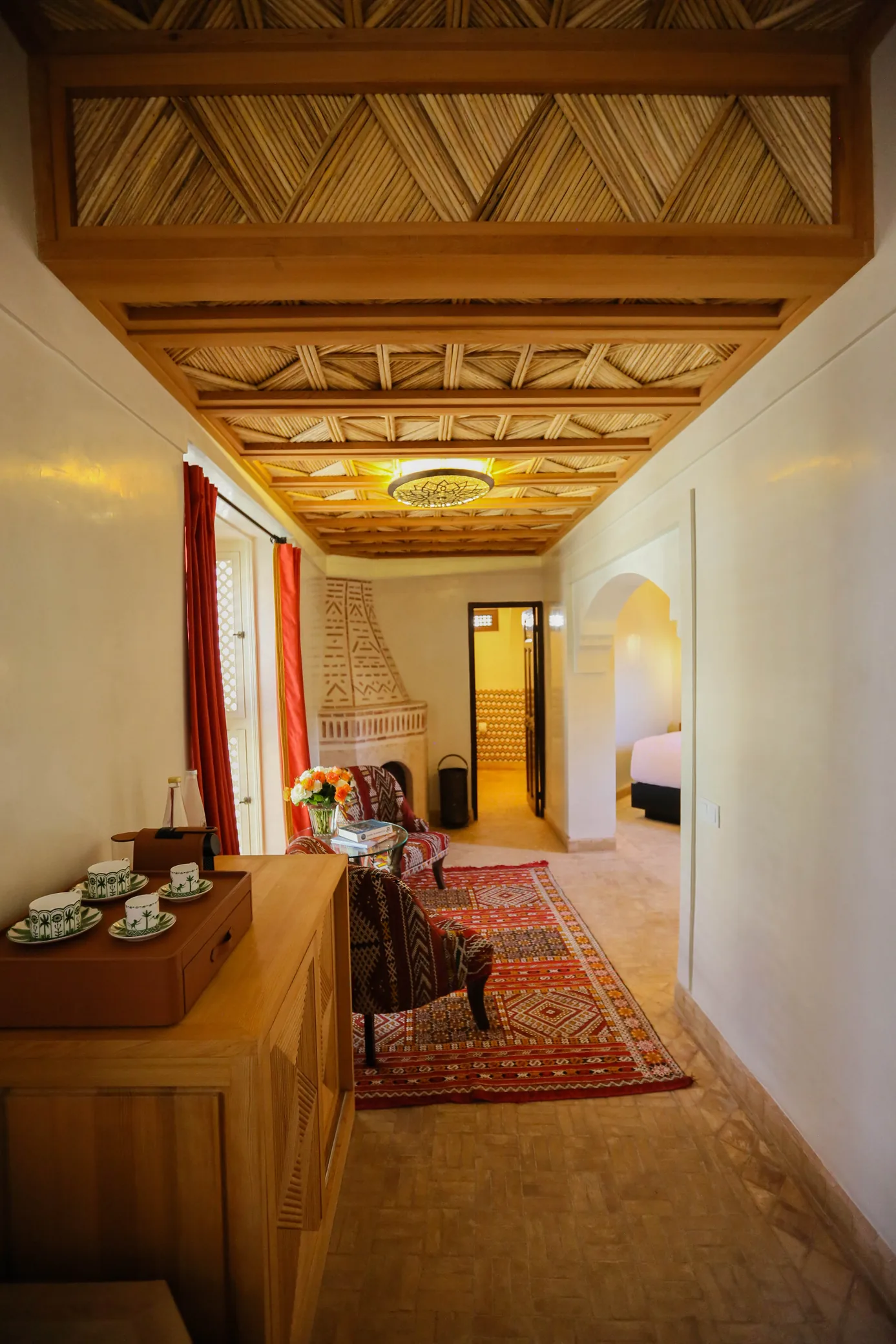Tea salon at Riad Dar Saeed