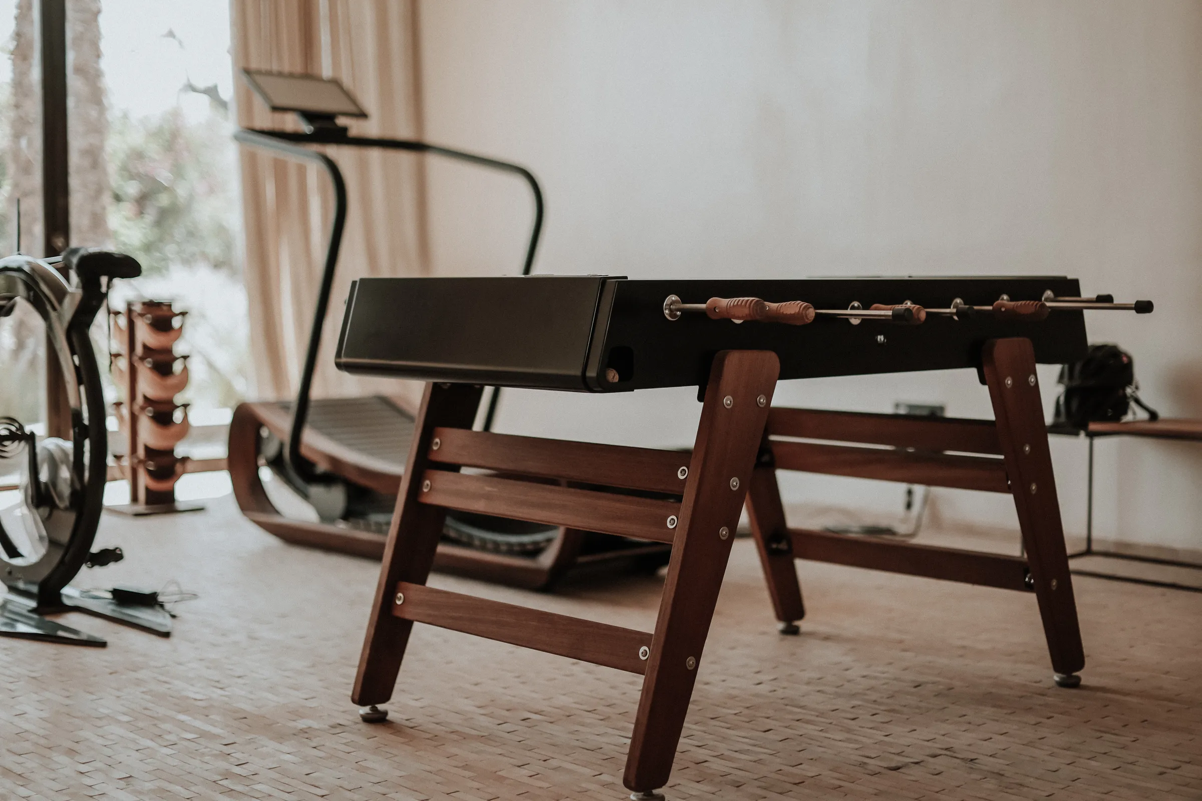 Villa Kalliope, private villa rental in the Palmeraie, Marrakech: games room