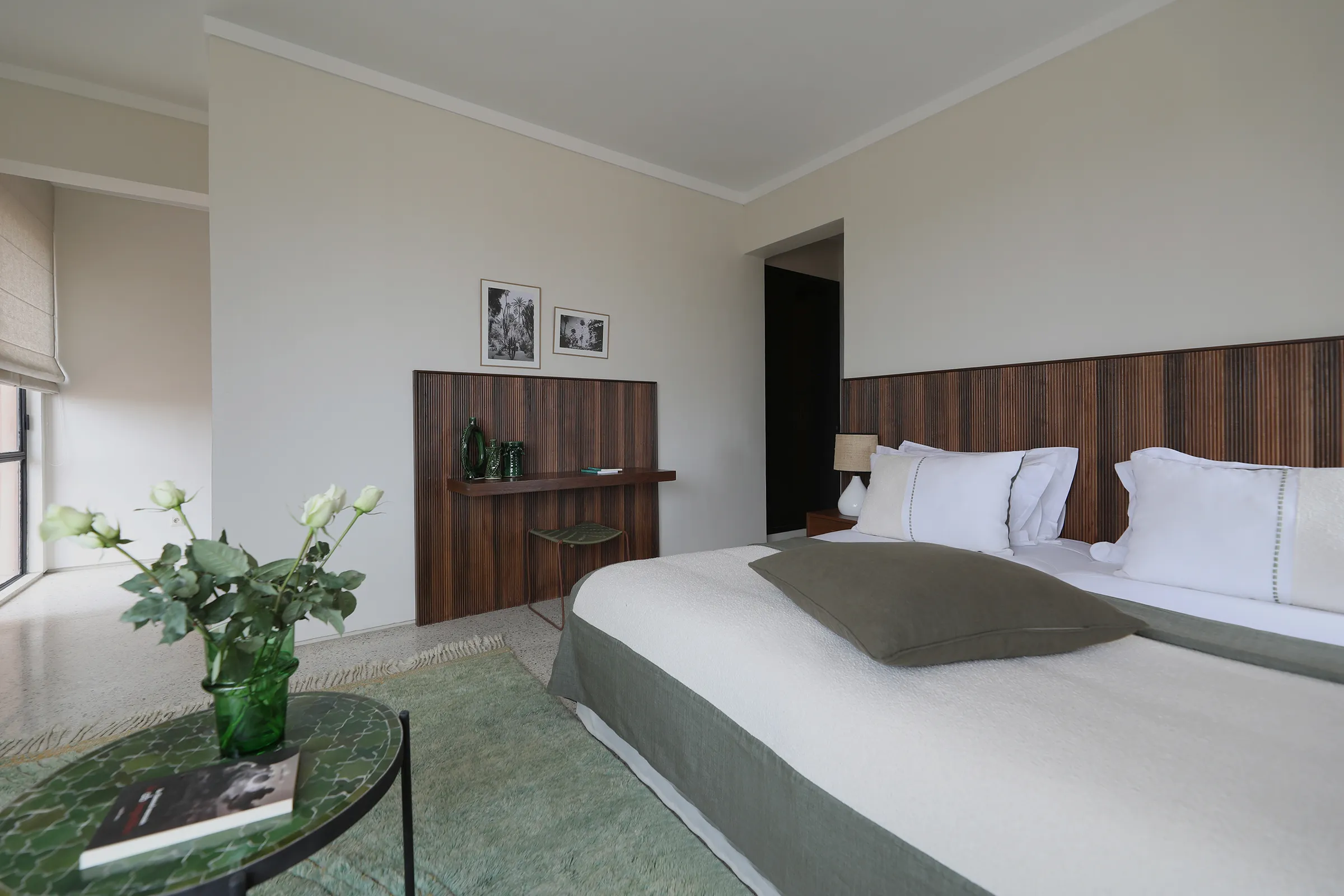 Villa Eos, private villa rental in the Palmeraie, Marrakech: bright suite