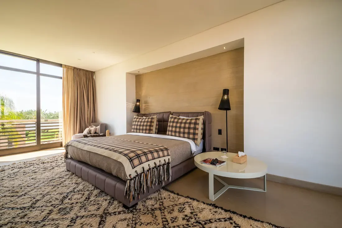 Villa Althea, private villa rental in Bab Atlas, Marrakech: bedroom