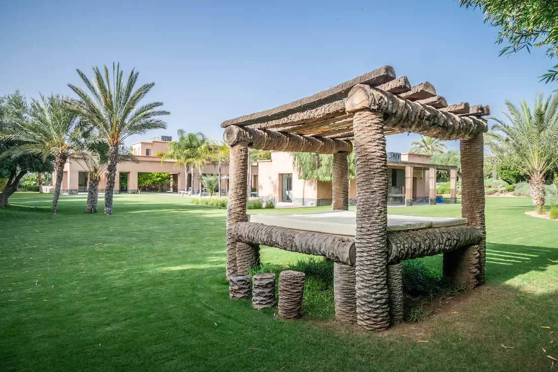 Villa Nerea, private villa rental in Bab Atlas, Marrakech: garden pavilion