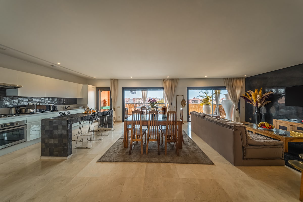 Apartment Duplex Atlas, luxury apartment rental in Gueliz, Marrakech