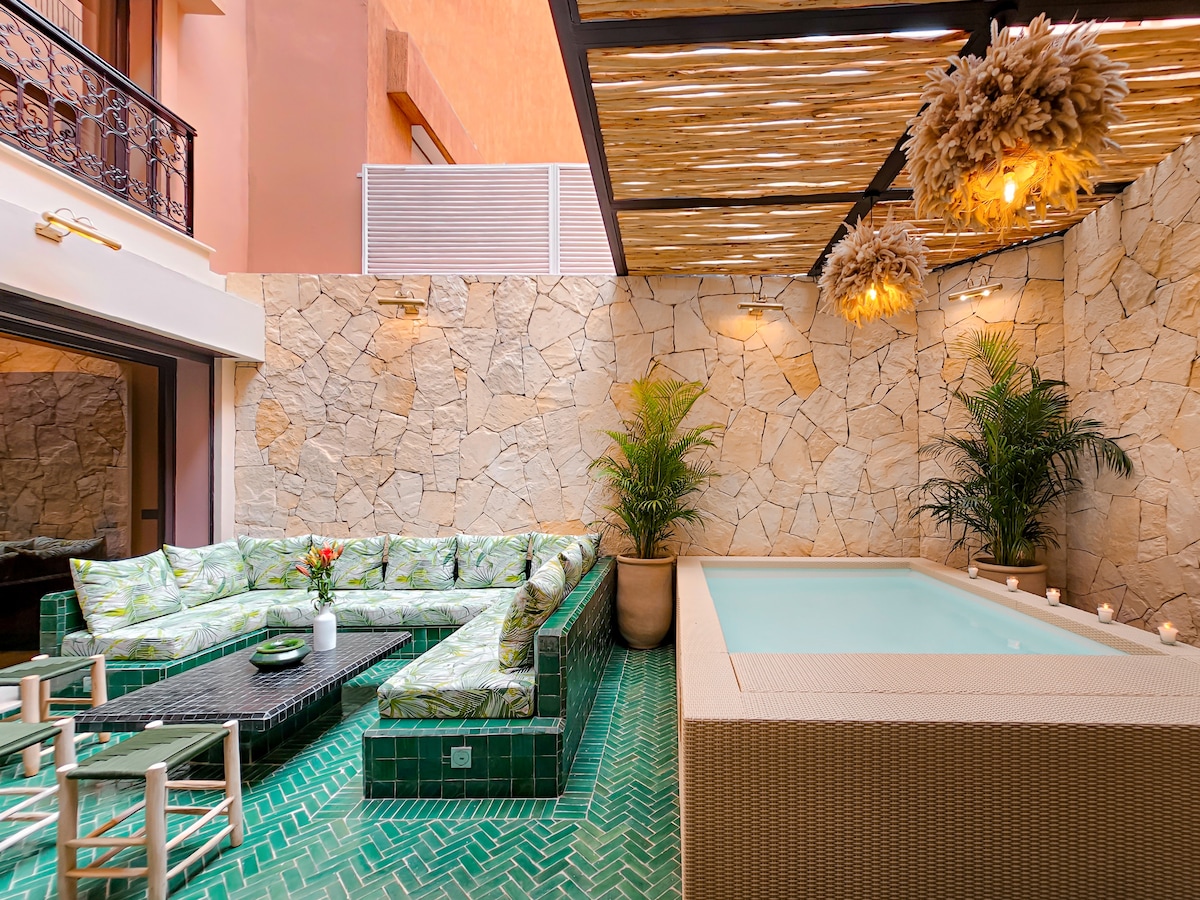Apartment Duplex Oasis, luxury apartment rental in Gueliz, Marrakech