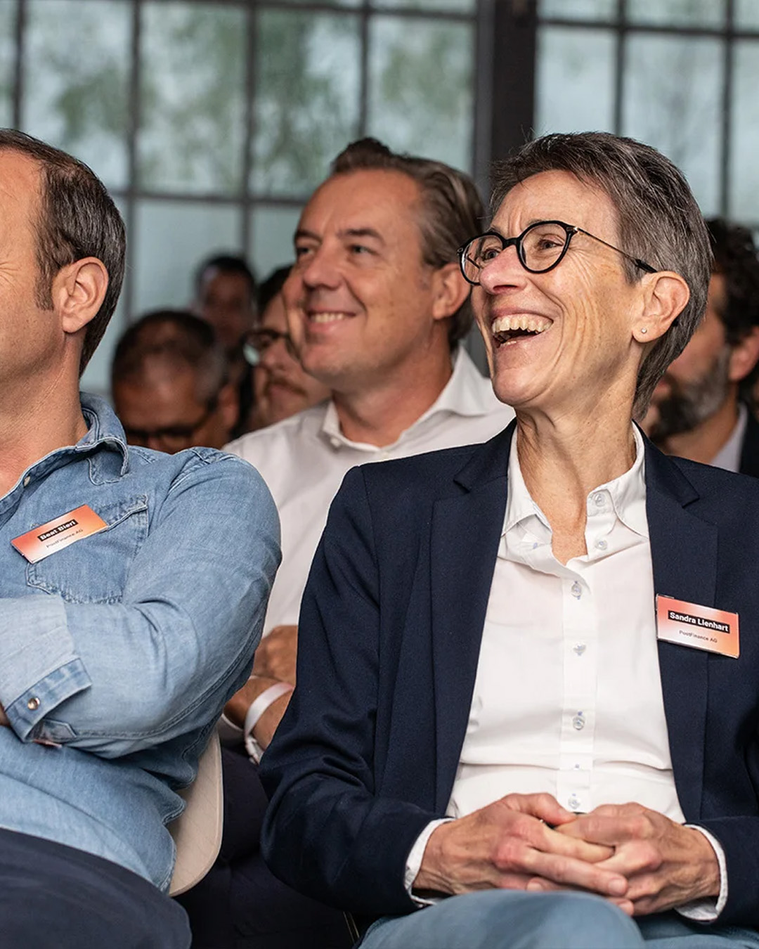Publikum lacht begeistert