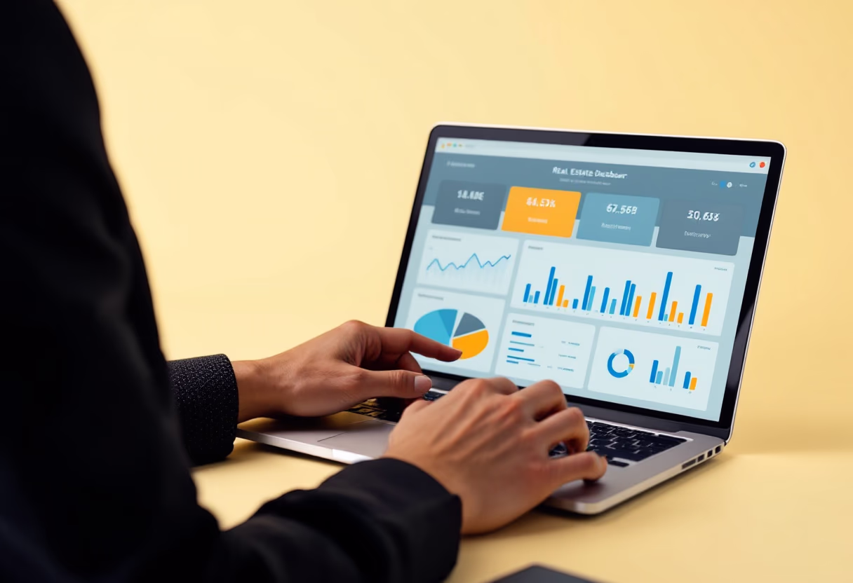 image of individuals using real estate tech