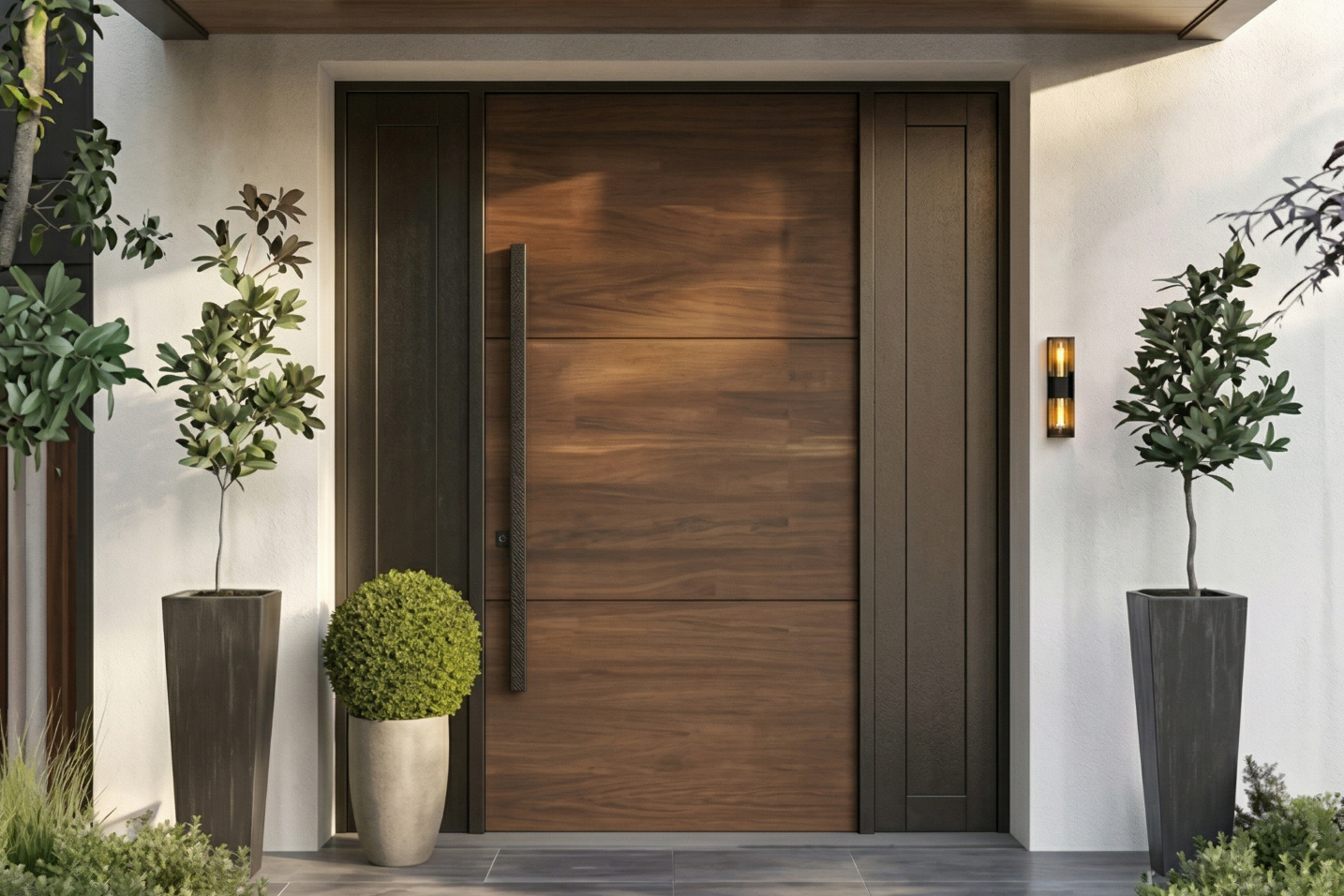 image of entrance to library for a schools (k12)