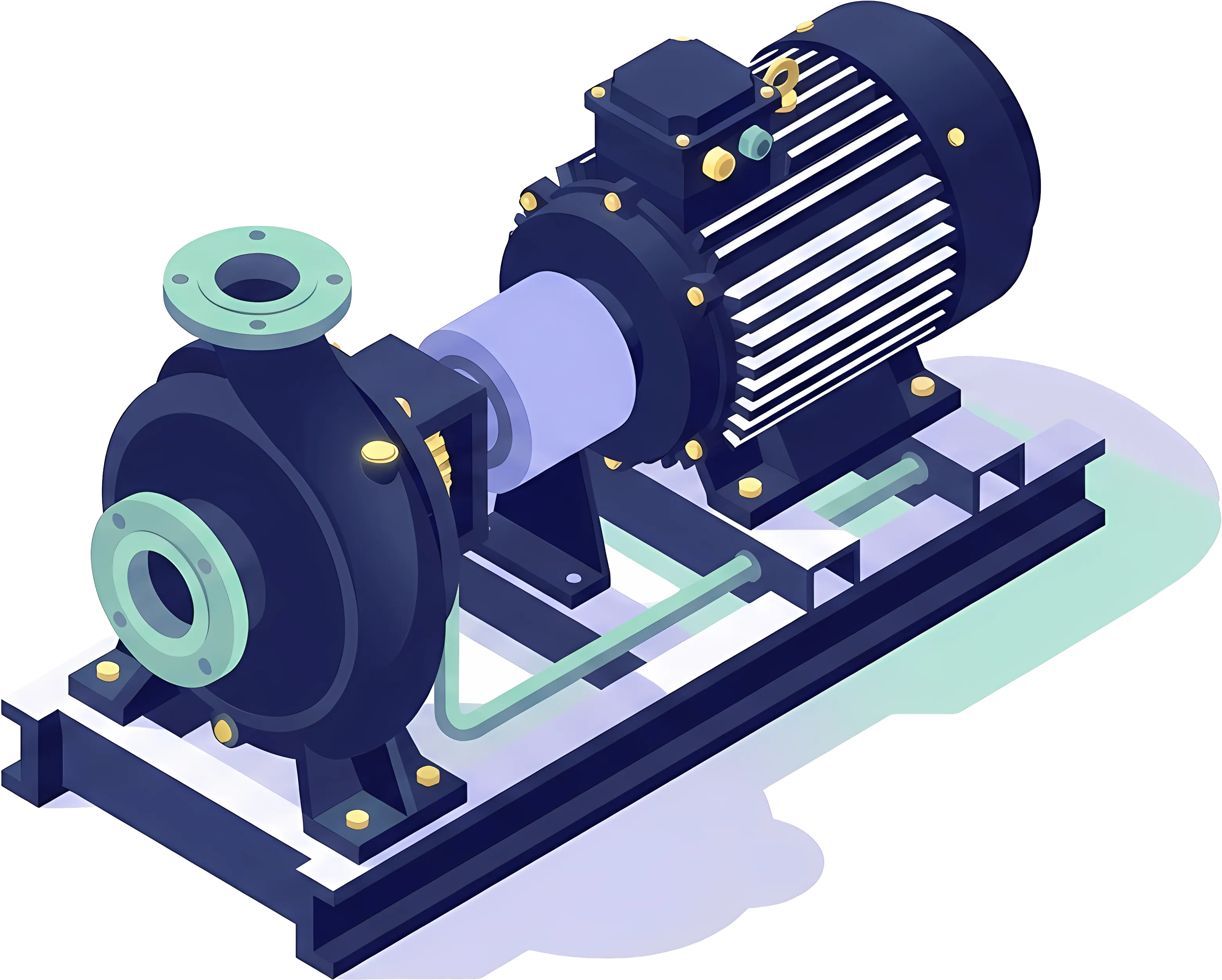 Motor and pump