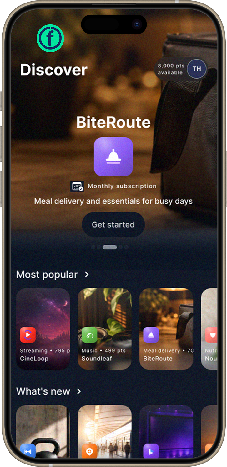 Fufild Discover app on phone