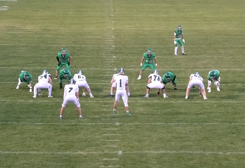 Endzone shot in high quality HD