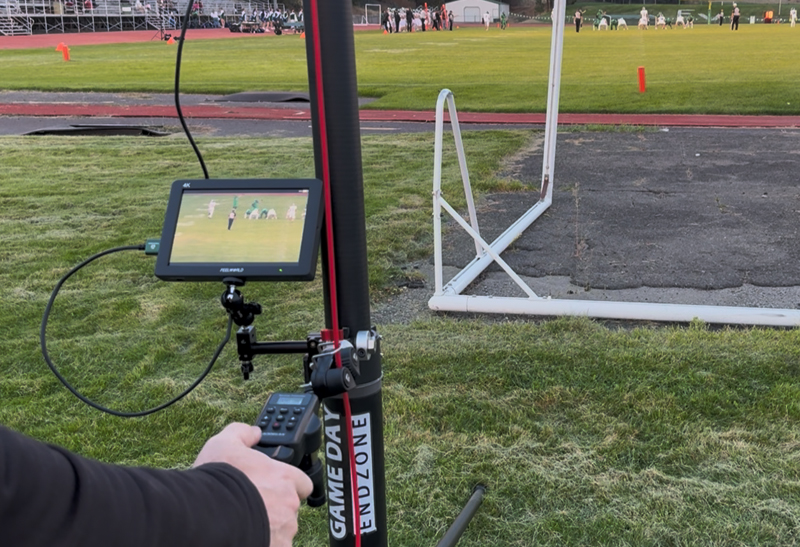 end zone camera for coaching football