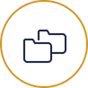 outlined file folder icon