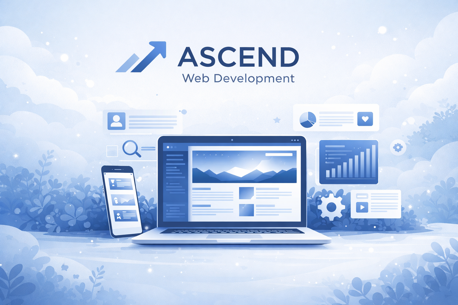 [digital project] image of a graphic design on a screen (for a web design agency)