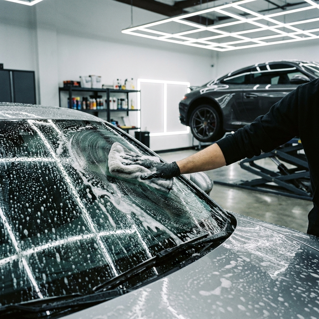 image of custom car modifications for an automotive service