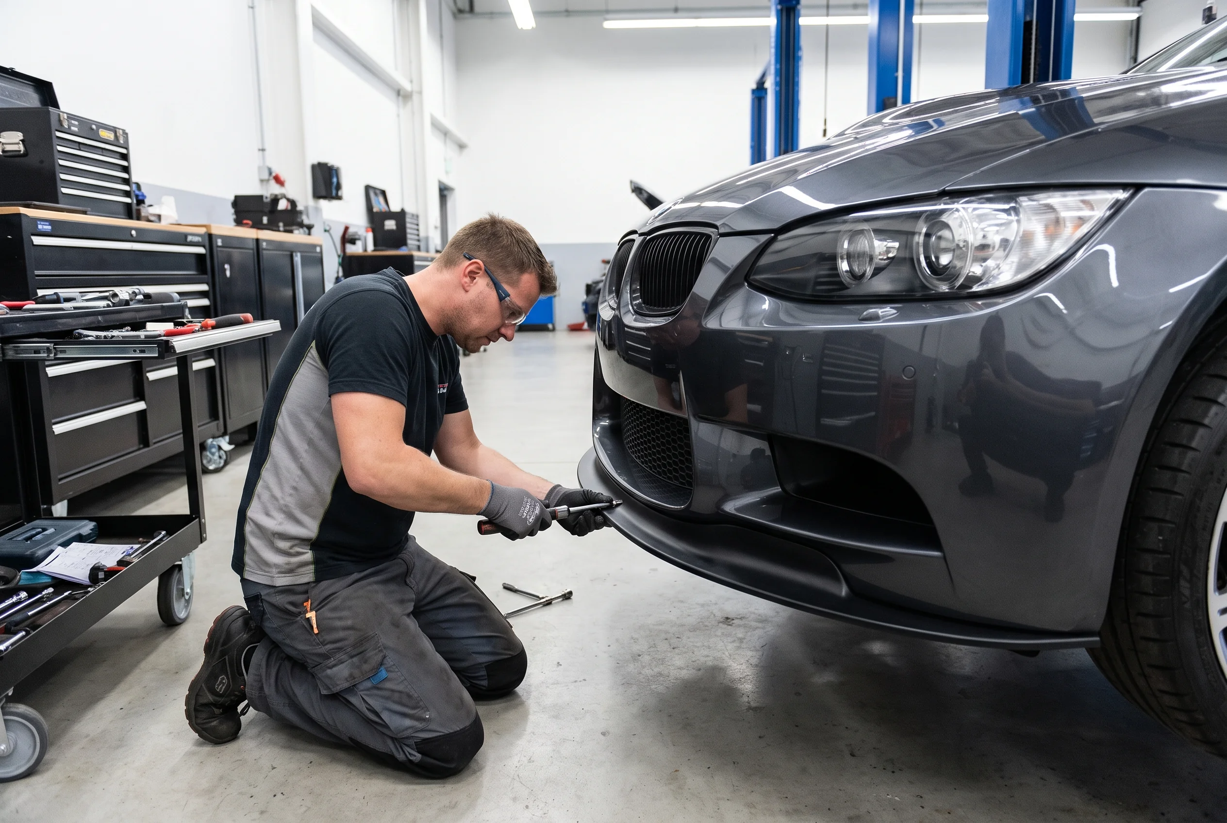 image of custom car modifications for an automotive service