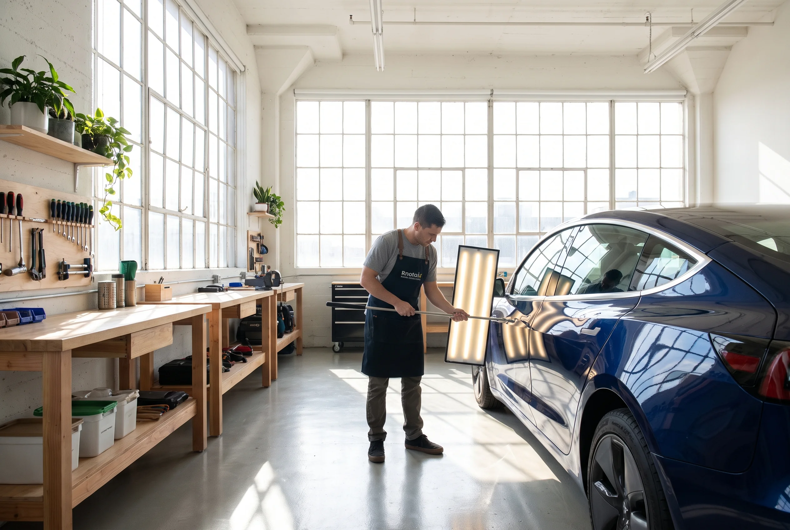 image of auto shop interior