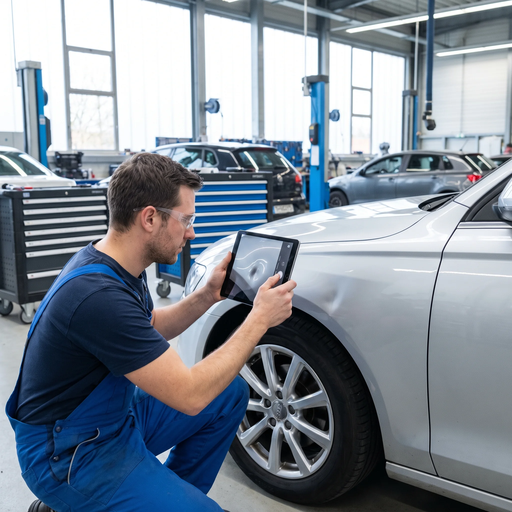 image of car tire rotation service