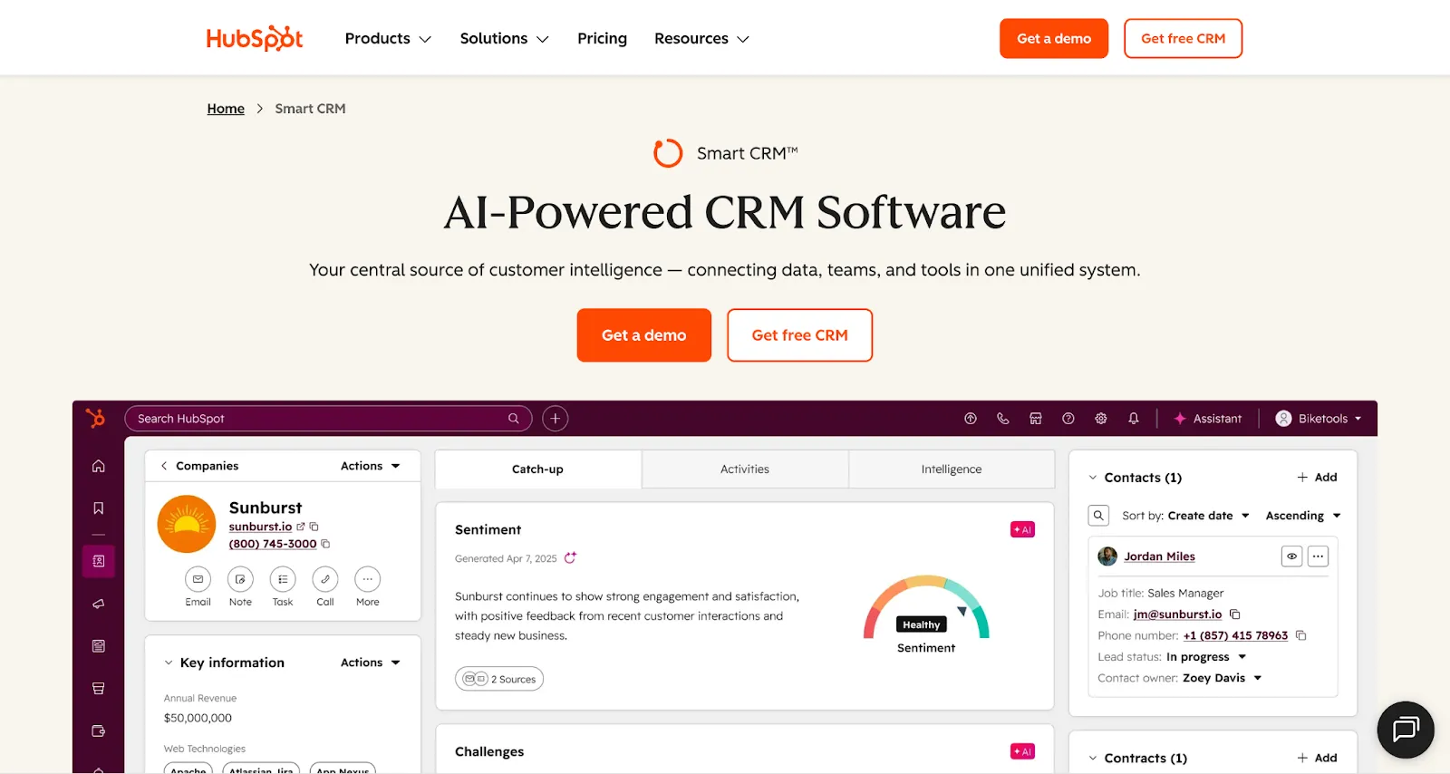 HubSpot CRM for managing client relationships effectively