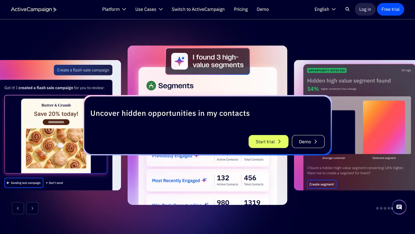 ActiveCampaign advanced email automation platform features