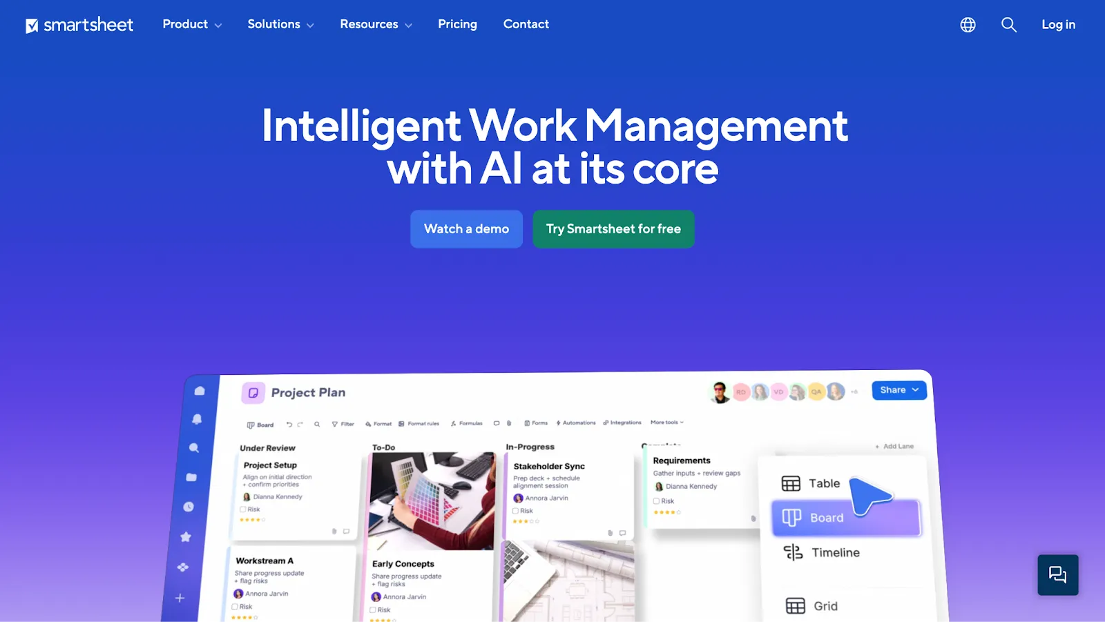Pricing plans for Smartsheet content operations