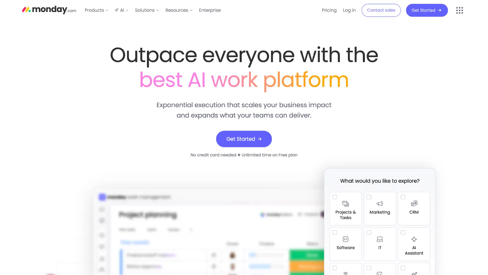 Pricing plans for Monday.com workspace solutions