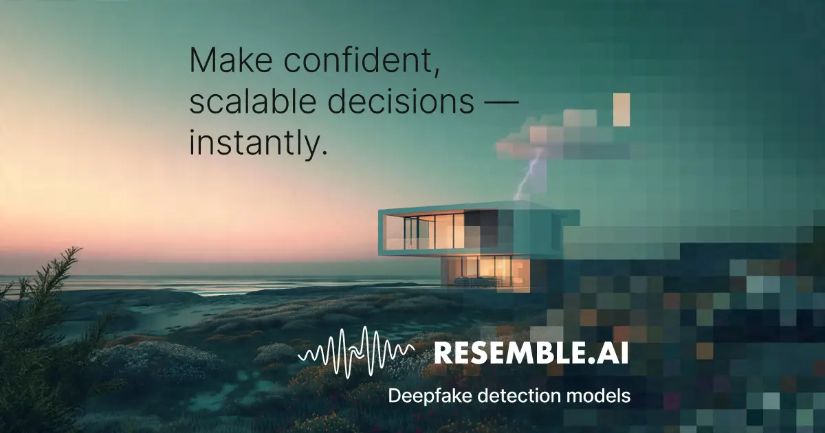 resemble.ai — DETECT-World is Resemble AI's world model for deepfake detection, covering audio, image,…