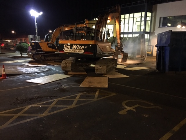 Haywood Hospital Demolition, Stoke-on-Trent