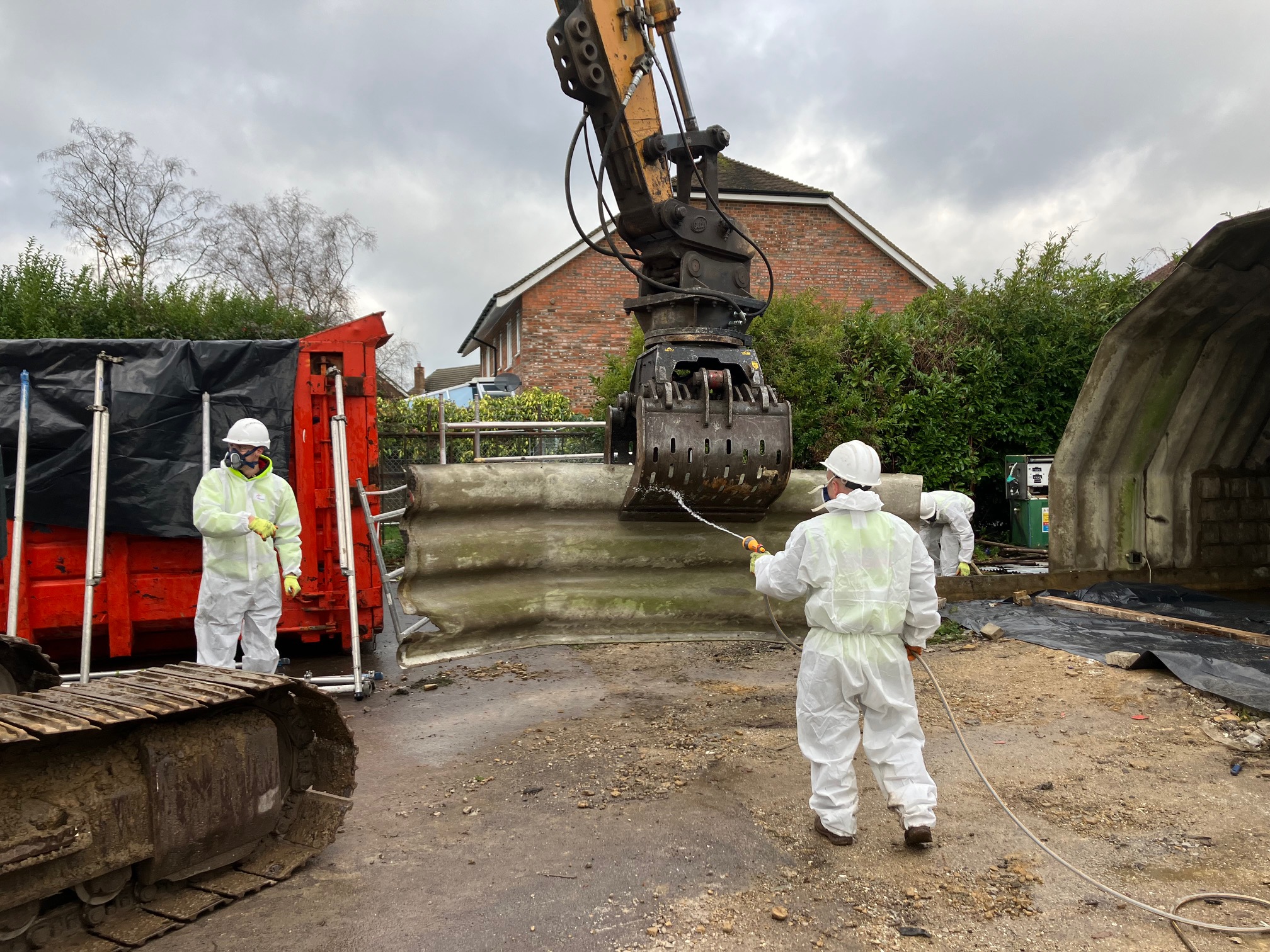 HSE licensed asbestos removal — Jim Wise Demolition