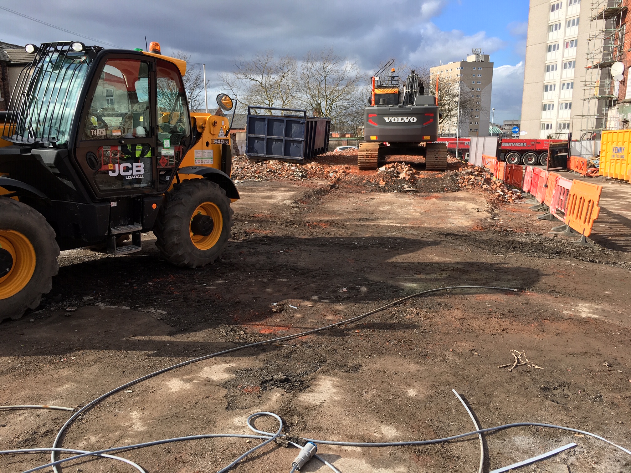 Former Mill Demolition, Hyde Manchester